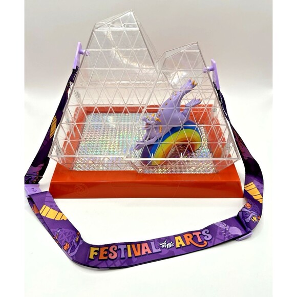 Disney Parks Epcot Festival of the Arts Figment Light Up Popcorn Bucket Working - Picture 1 of 16